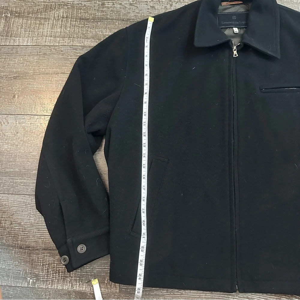 Ermenegildo Zegna Black Pea Coat